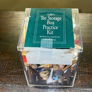 Golf Tees Recycled Pick Size Length Wood Plastic Assortment Colors